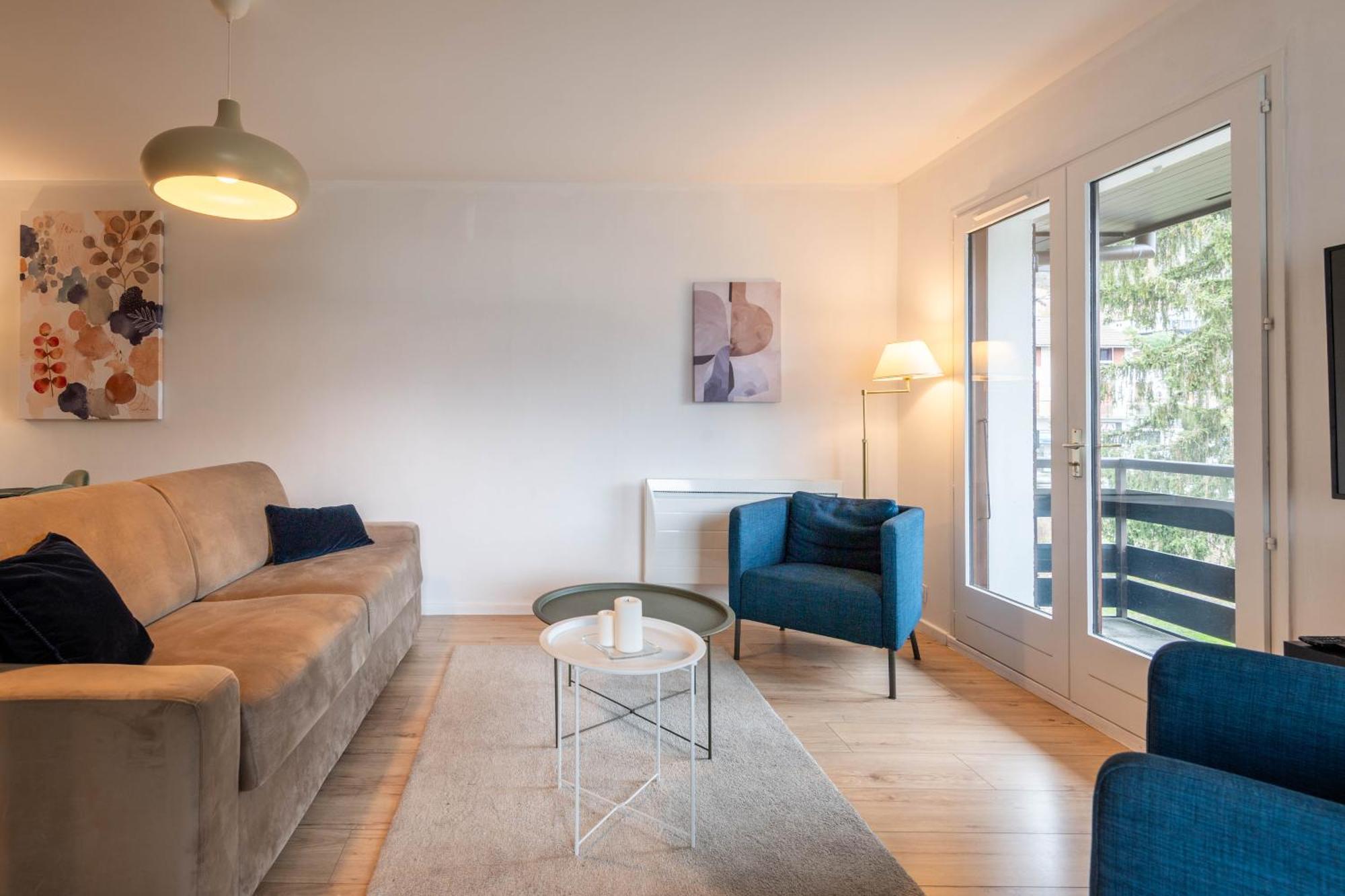 Bel Apt Terrasse A 2 Pas Du Lac 塞夫里耶 外观 照片