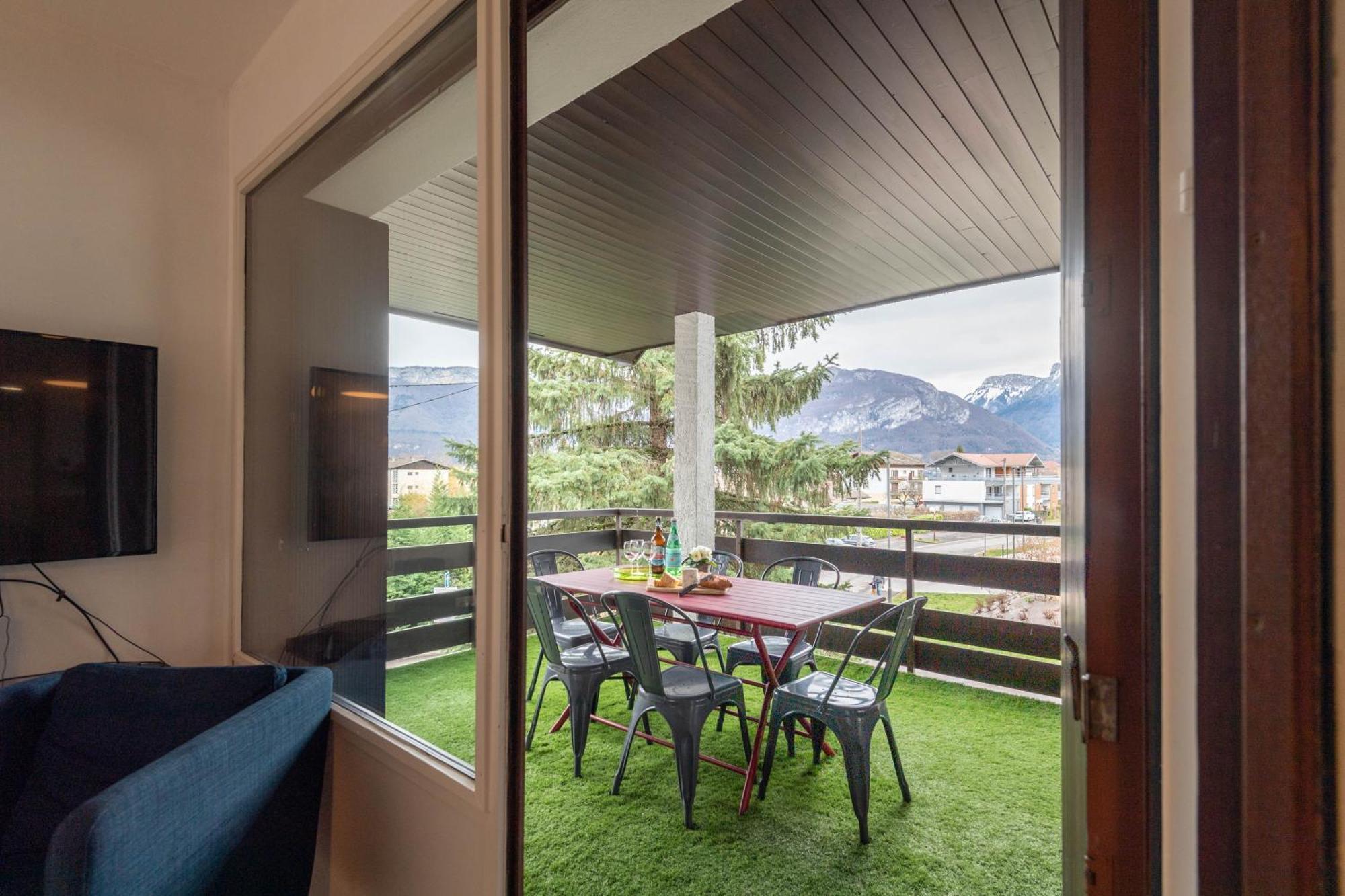 Bel Apt Terrasse A 2 Pas Du Lac 塞夫里耶 外观 照片