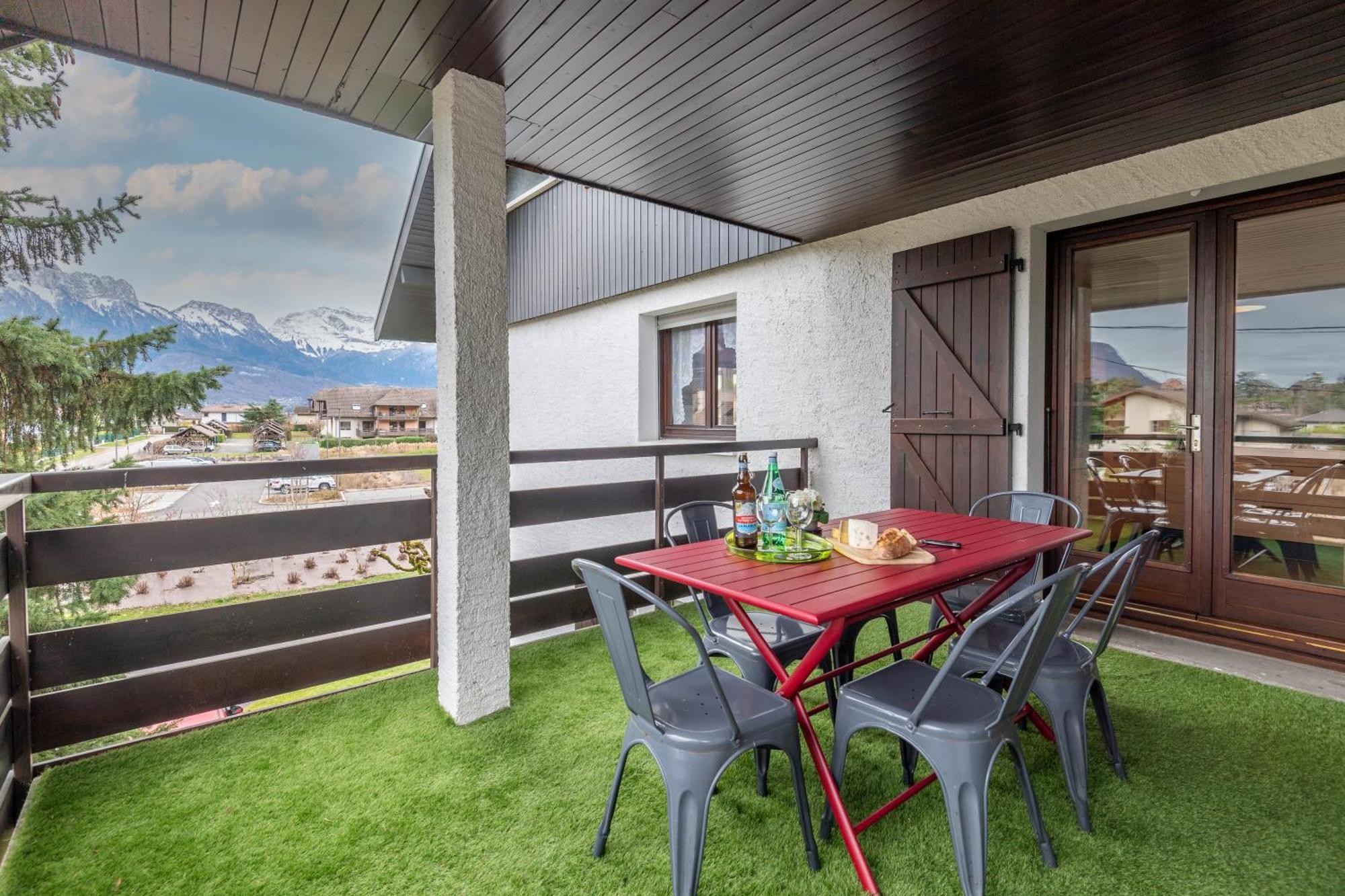 Bel Apt Terrasse A 2 Pas Du Lac 塞夫里耶 外观 照片