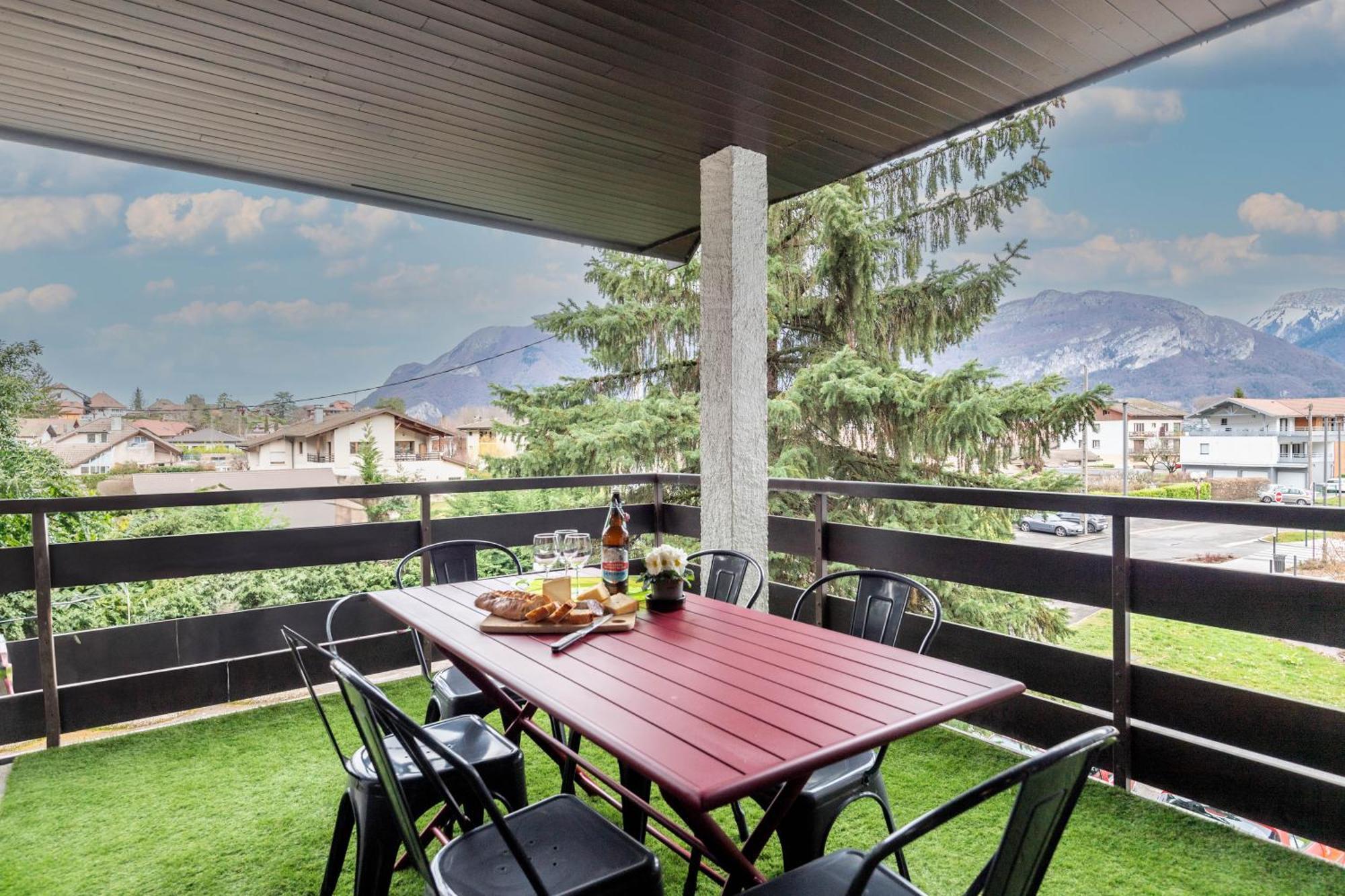 Bel Apt Terrasse A 2 Pas Du Lac 塞夫里耶 外观 照片